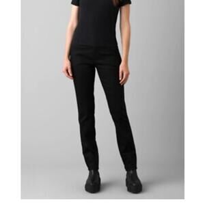 NWT prAna Kayla High Rise Jean 4 Regular Inseam Black Skinny Straight